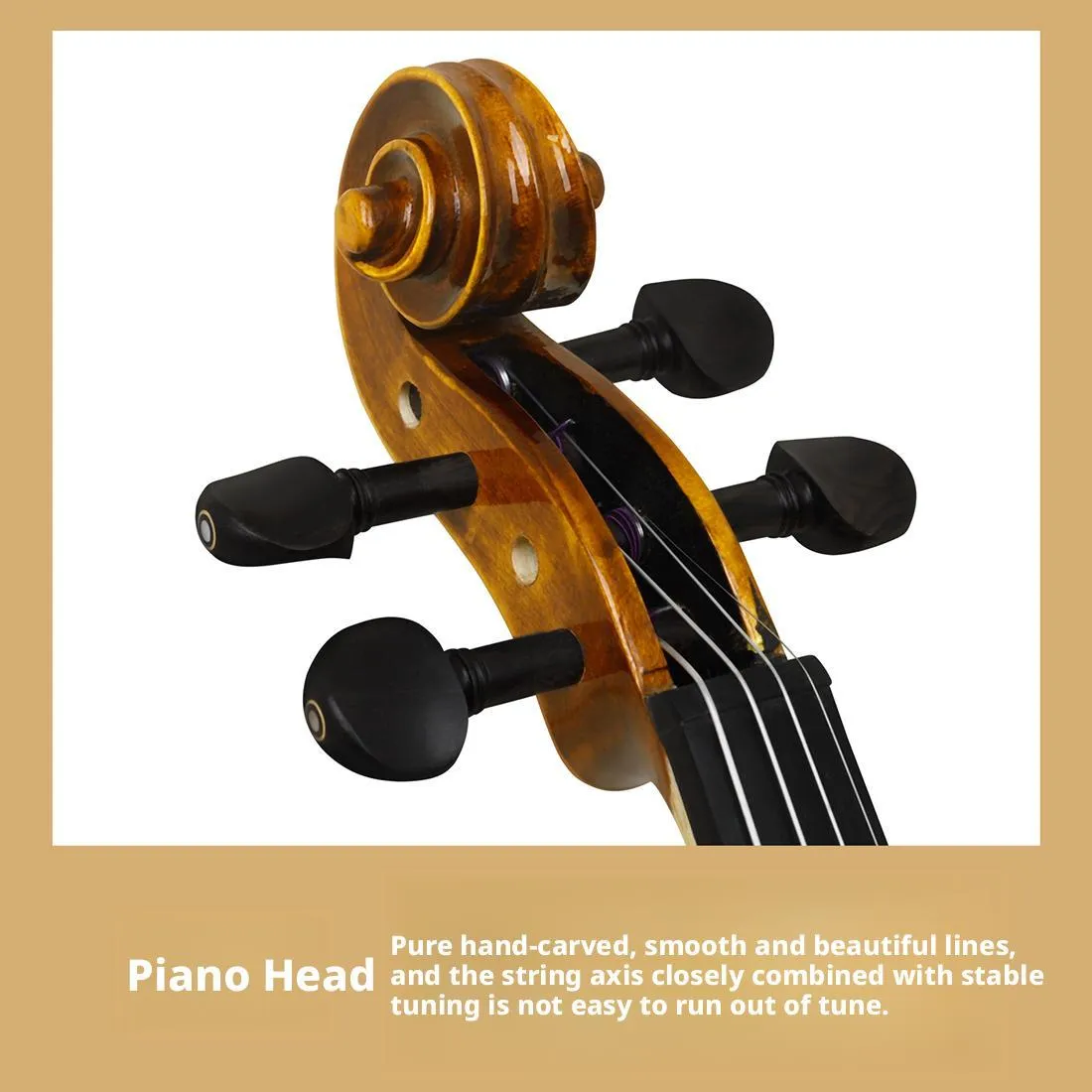 Astonvilla AV-610 4/4 Violin with Spruce Top and Maple Back/Sides