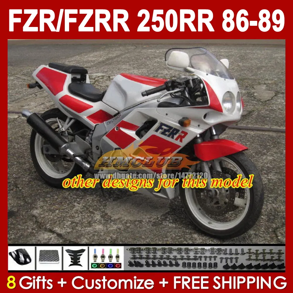 ウェア FZR-R OEM Body Kit For YAMAHA FZR250 R FZRR FZR 250 250R Wine Red