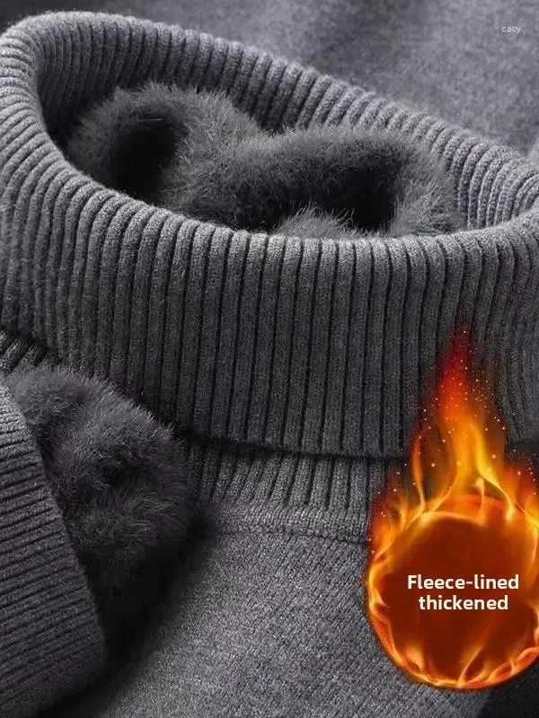 Cashmere メンズ エッセンシャル ニット タートルネック セーター