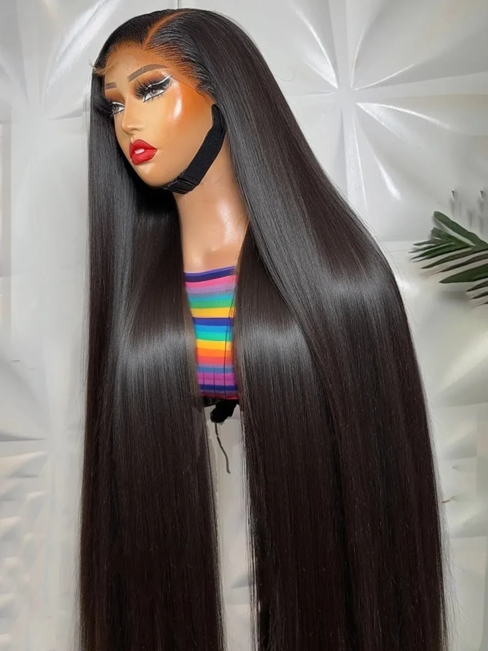 Pre Plucked Straight Human Hair Straight Lace Front... From  display picture 1