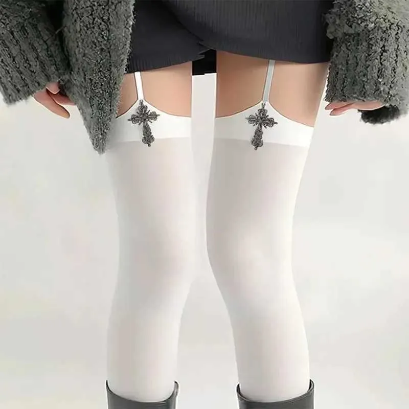 Silver Gothic Cross Stockings Kmart For Women Lace... From Swagger_fashion1, $6.03 | DHgate.Com Silver Gothic Cross Stockings Kmart For Women Lace... From Swagger_fashion1, $6.03 | DHgate.Com
