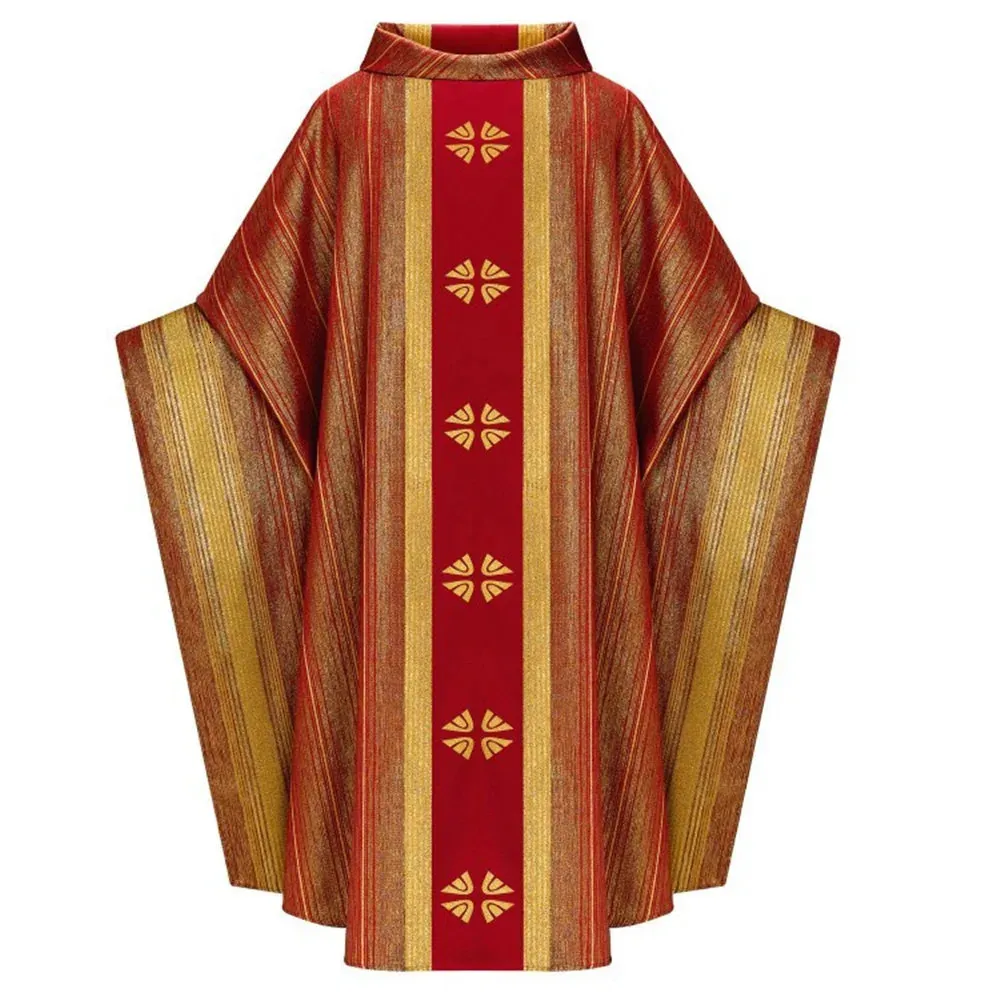 Catholic Priest Chasuble Robe With Red & Gold Striped... From Bigwang02 ...