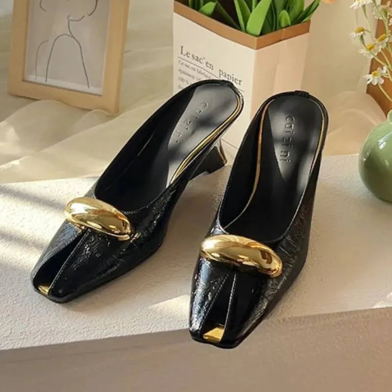Women Platform Flats Mules Hollow Wedge Sandals Summer 2025 Sexy New Slingback Woman Shoes Sandalias De Mujer Ddmysaturn_voghion.com