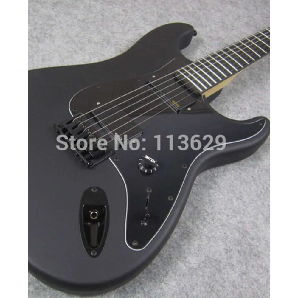 Jim Root シグネチャー マット ブラック エレキギター マホガニー