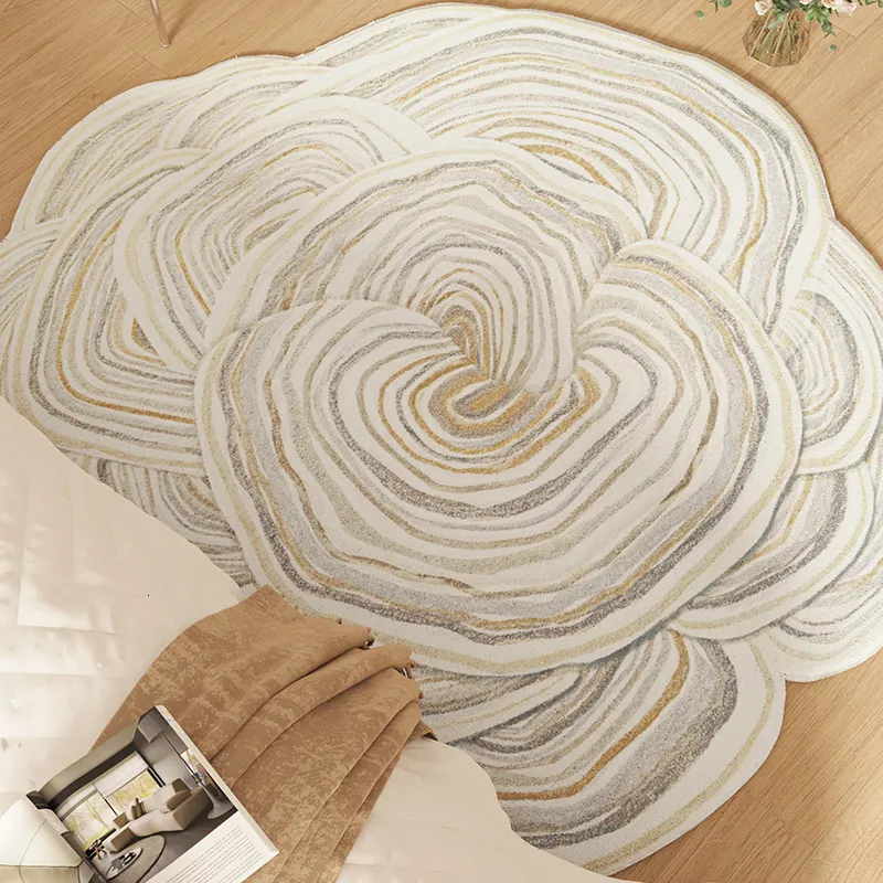 Round Living Room Rug Irregular Shape Imitation... From Cozyookhome ...