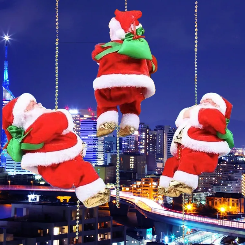 Climbing Electric Santa Claus With Music Christmas... From Hengqu2025 ...