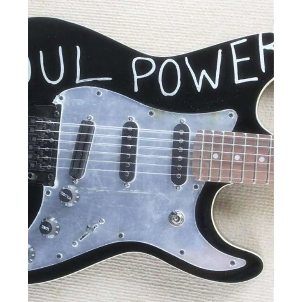 Tom Morello Soul Power Black Aerodyne Electric Guitar From