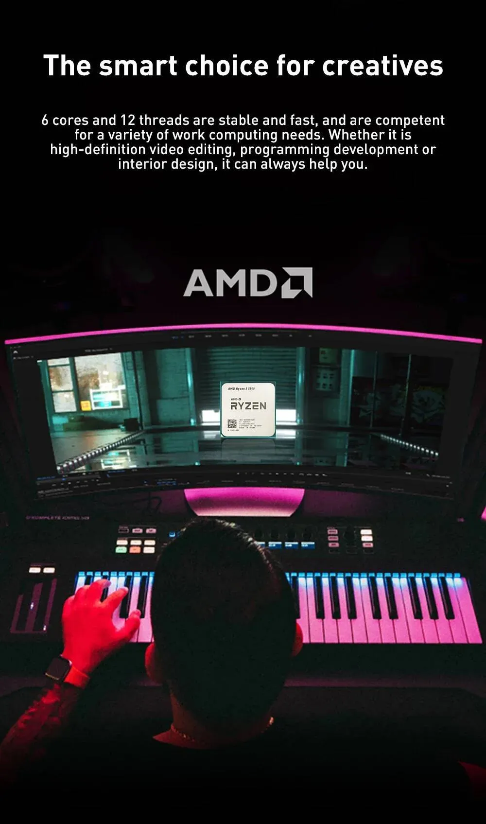 AMD Ryzen 5 8400F Amd Desktop Apu 2023 Processor With... From ...