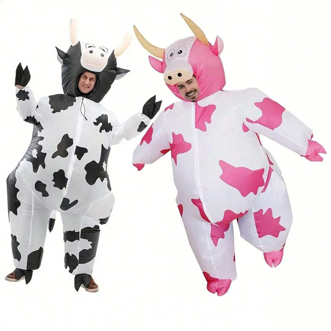Full Body Inflatable Cow Onesie Spirit Halloween For... From ...