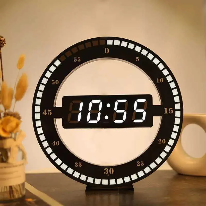 XJ250716 Modern LED Digital Large Wall Clocks 3D... From Pendleton, $14 ...