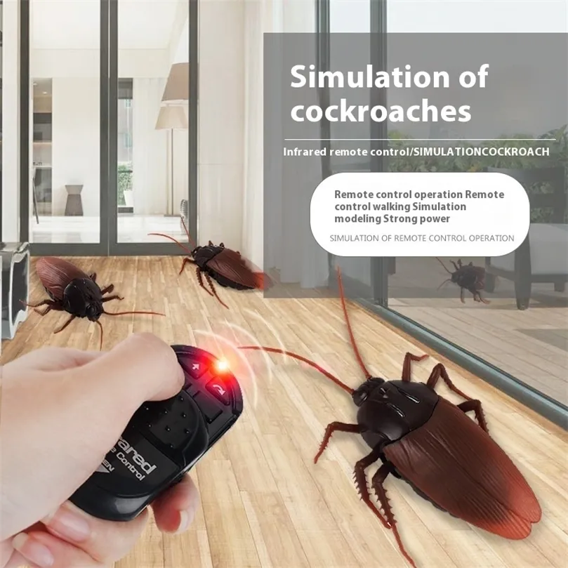 Government Remote Control Cockroach Backpack Electric Cockroach Pet RC Simulation Bumblebee Toy Remote Control Ant ...