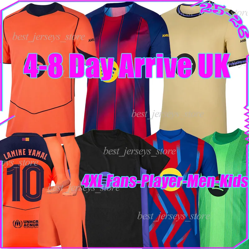 5XL 2025 26 LAMINE YAMAL 3rd Soccer Jerseys RASHFORD