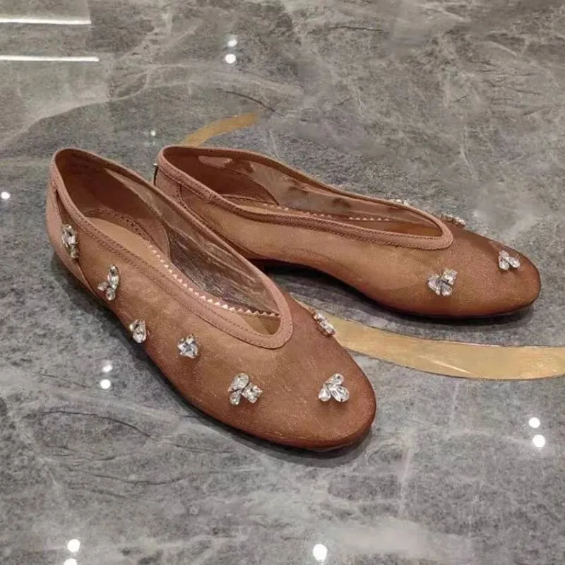 Kadın ve Rahat Düz Tabanlı Düz Ayakkabılar Moda Yumuşak Sandaletler 2025 Yaz Sığ Rahat Kadın Spor Ayakkabı Tasarımcısı_voghion.com