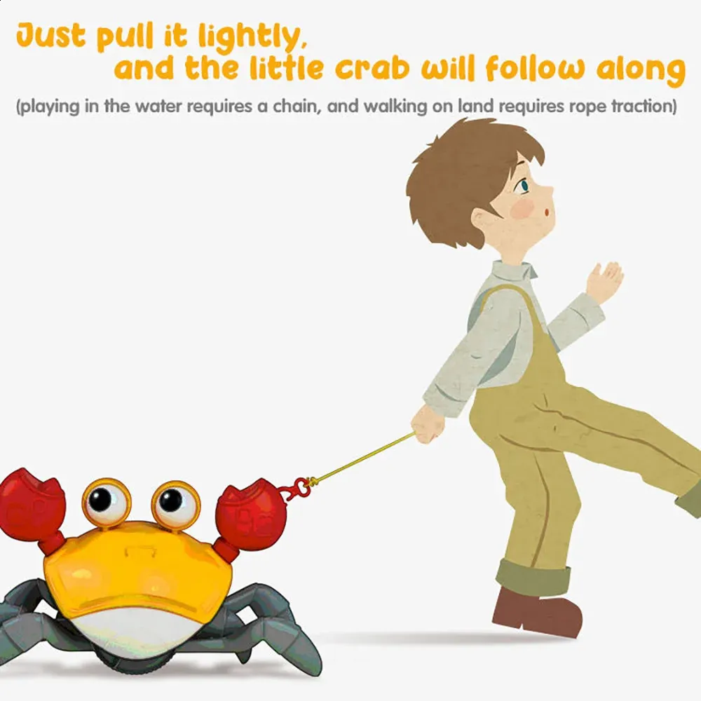 Children's Clockwork Crab and Octopus Toys That Can Be Dragged and Swim ...