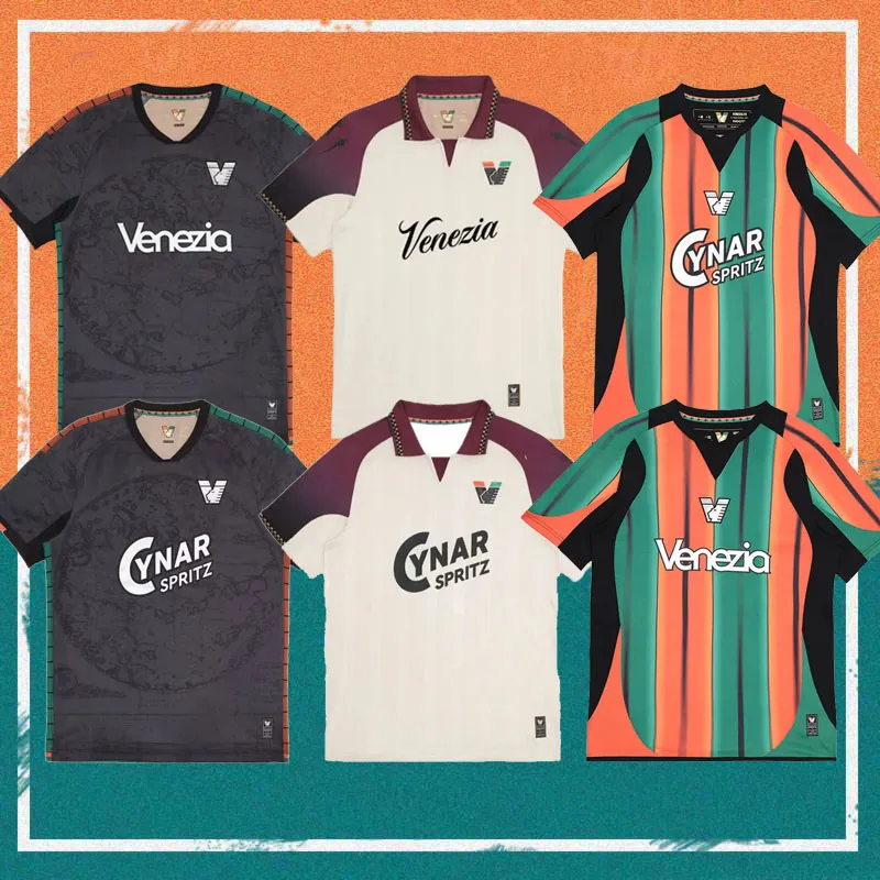 2025/2026 Venezia FC Home Soccer Jersey - ADORANTE, YEBOAH