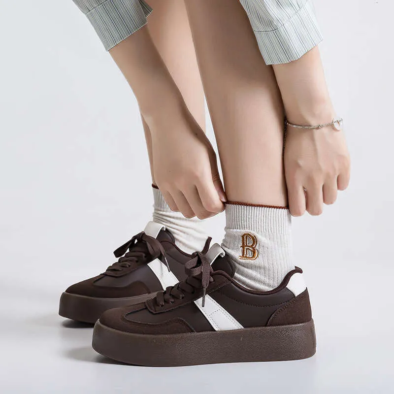 Autumn New Thick-Soled Training Couples, Versatile Casual Sports Shoes, White Shoes For Women Designer Sneakers_voghion.com