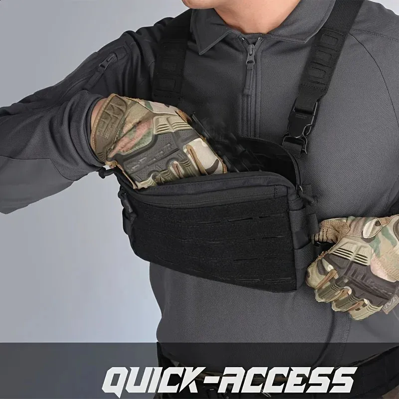 Borsa Toracica Multifunzione Da Uomo E Donna - Zaino Gilet Per Corsa, Jogging E Ciclismo Con Supporto Telefono