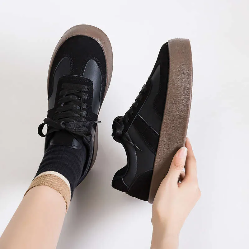 Autumn New Thick-Soled Training Couples, Versatile Casual Sports Shoes, White Shoes For Women Designer Sneakers_voghion.com