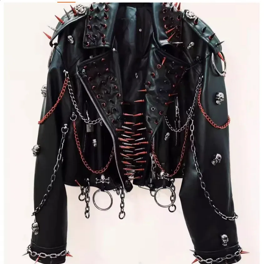 ジャケット・アウター archive grunge real leather jacket punk e55f6c0c-370e-4880-a292-