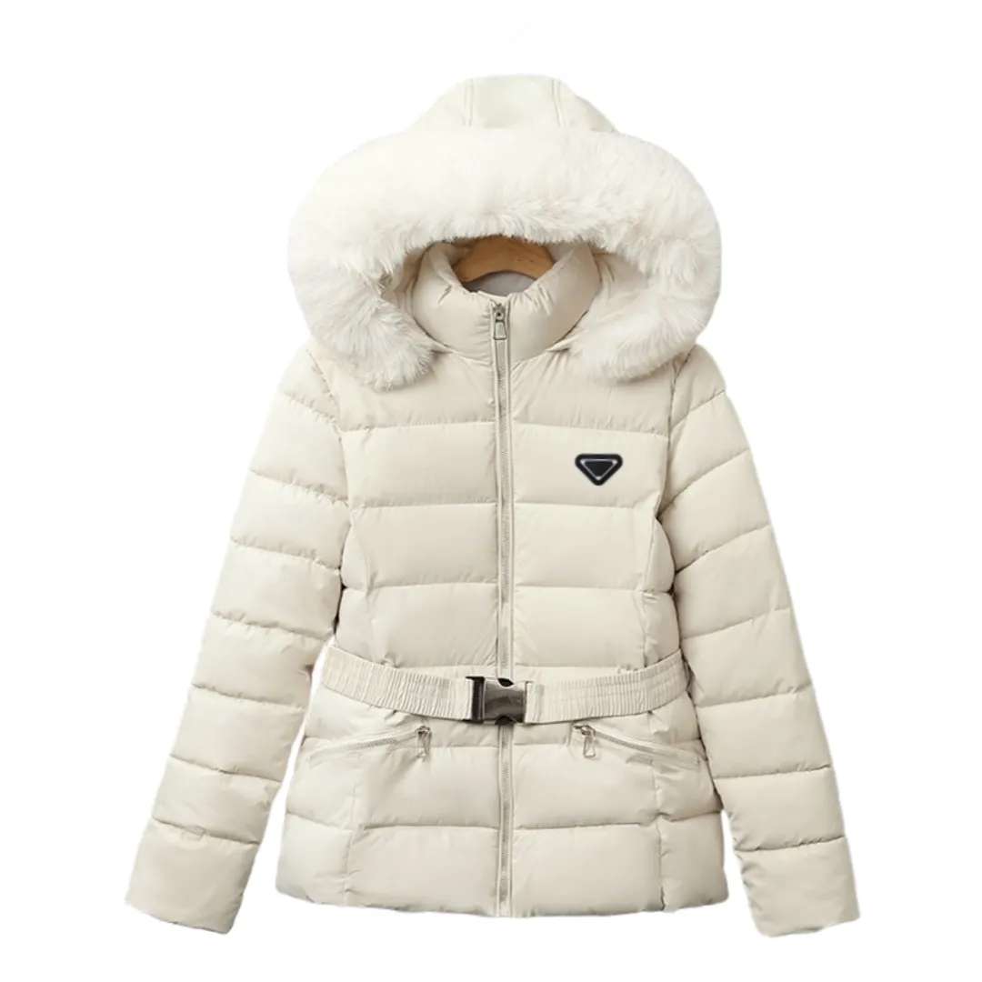 Produktbild von Entendaunenjacke, Damen Daunenparka Mit Fellkapuze: Signer, Lose, Verdickte, Kurze Fuchspelzkragen, Weiße Entendaunen Oberbekleidung, Mäntel, Outdoor Daunenjacke Mit Kapuze Von 27,09 € | DHgate