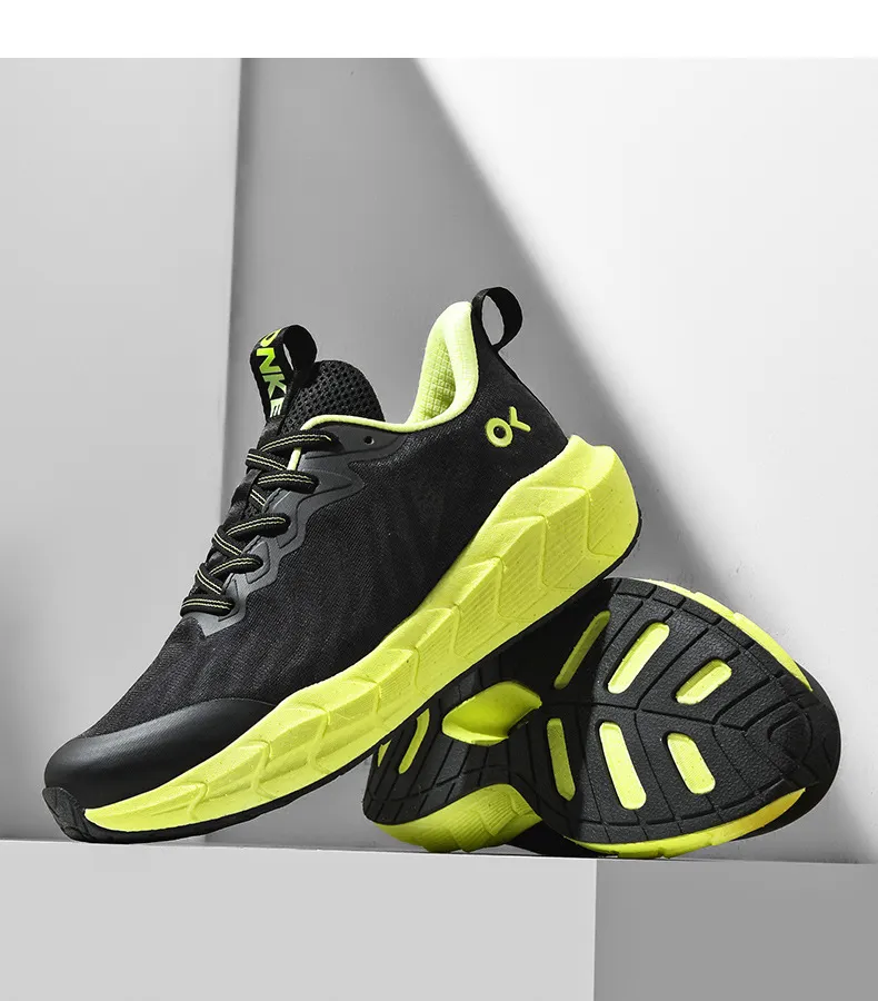 ONKE Free Shipping Designer Lightweight Shock-absorbing Mesh Breathable Running Jogging Shoes Exquisite White Black_desvips.com