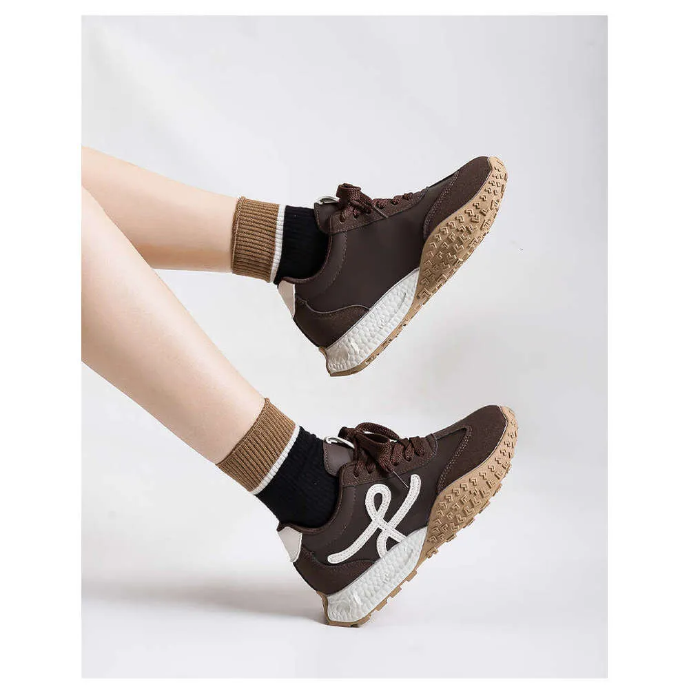 Women's Height Increasing Golf Trainers Chunky Sole Versatile_voghion.com