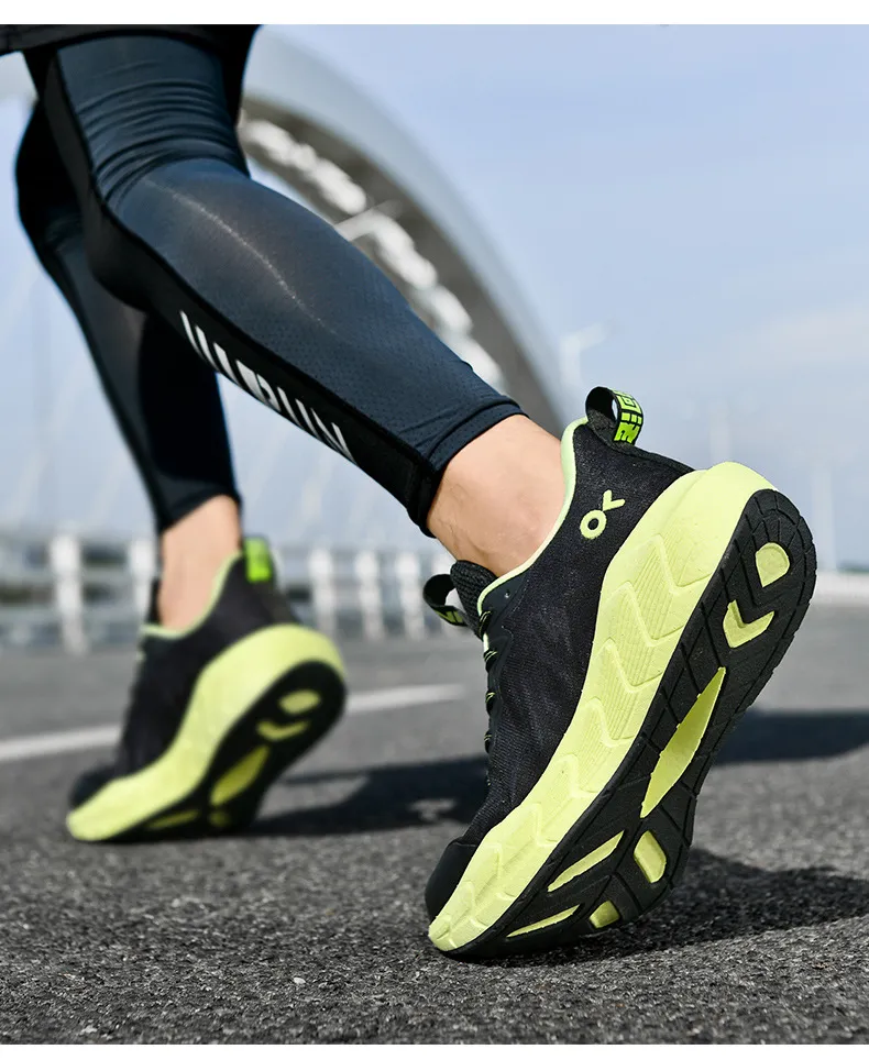 ONKE Free Shipping Designer Lightweight Shock-absorbing Mesh Breathable Running Jogging Shoes Exquisite White Black_desvips.com