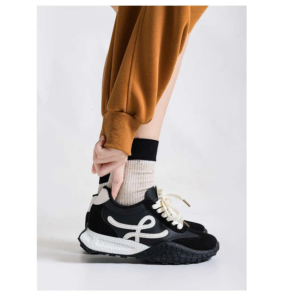 Women's Height Increasing Golf Trainers Chunky Sole Versatile_voghion.com