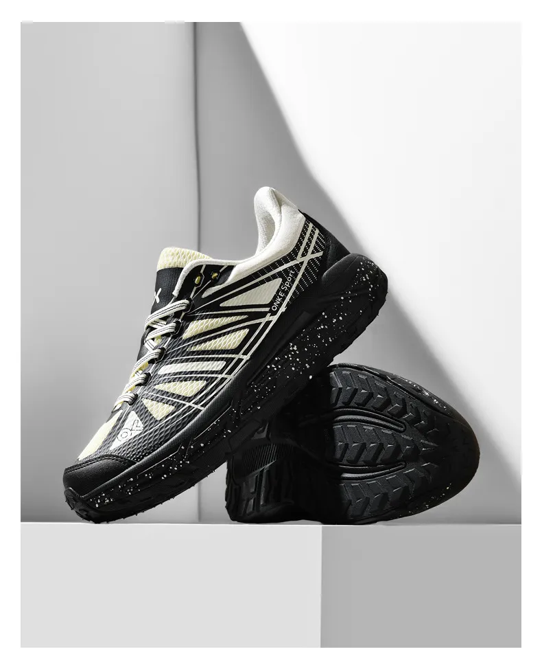Leichte Atmungsaktive Mesh Walking Schuhe Stoßdämpfend Grün_voghion.com