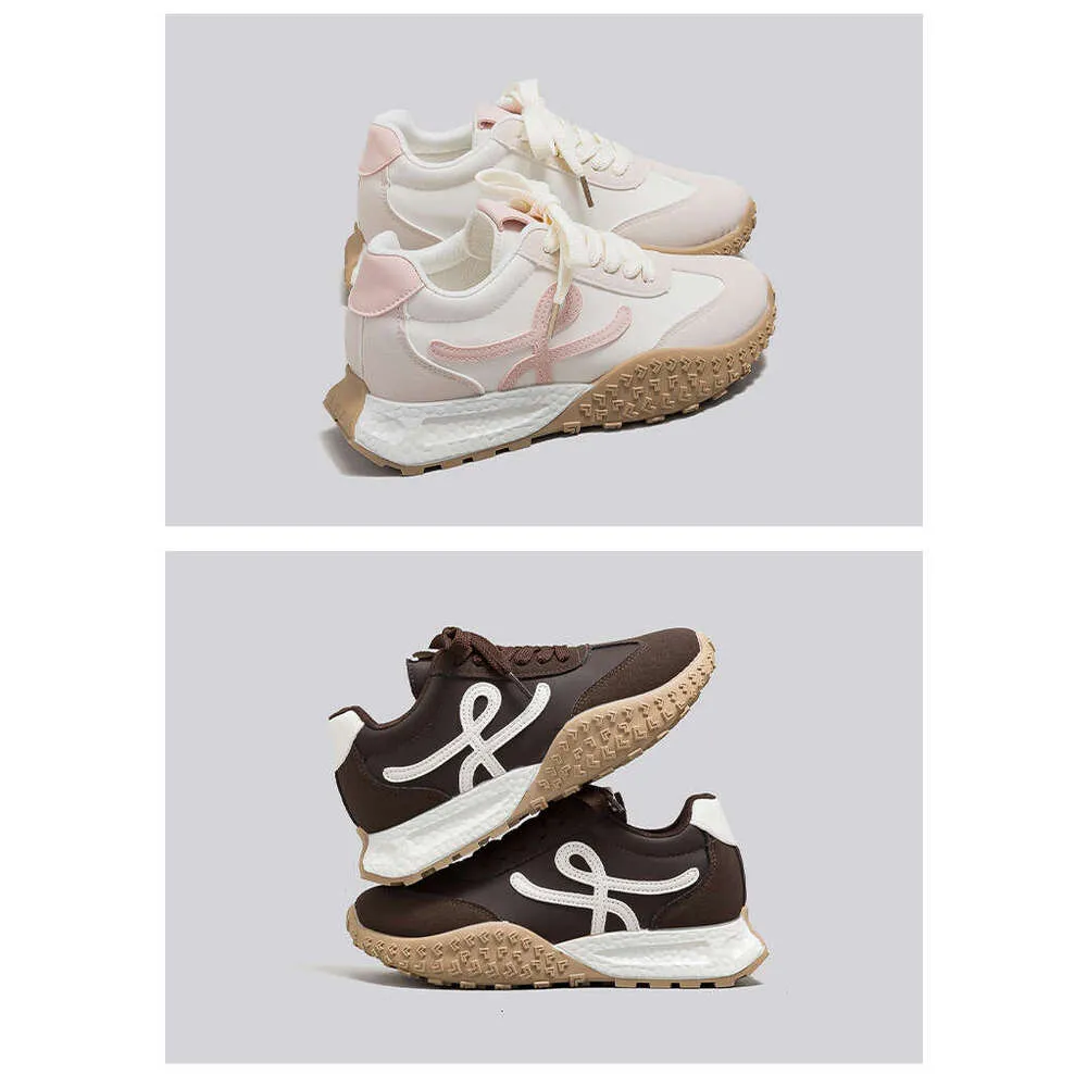 Women's Height Increasing Golf Trainers Chunky Sole Versatile_voghion.com