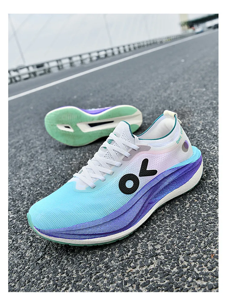 ONKE Free Shipping Designer Lightweight Shock-absorbing Mesh Breathable Running Jogging Shoes Bold Blue_desvips.com