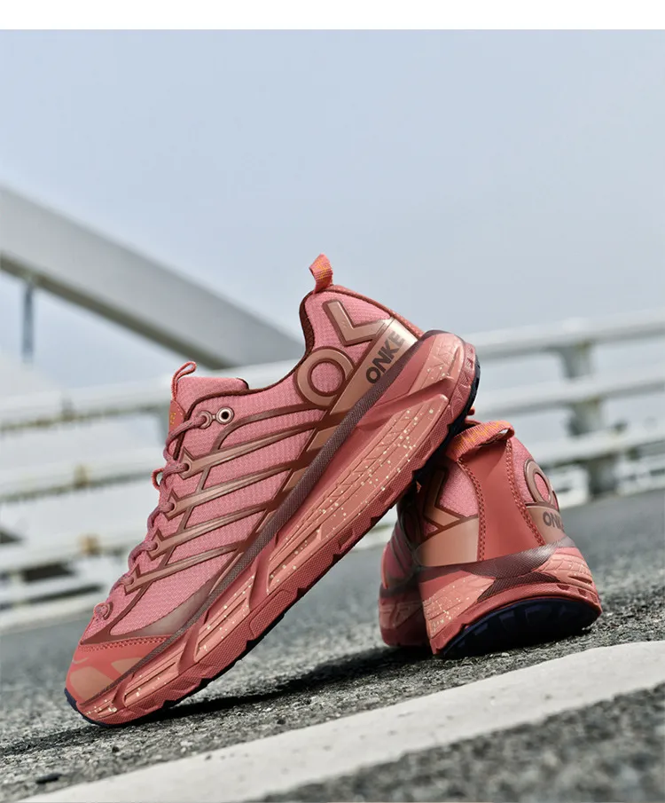 ONKE Free Shipping Designer Lightweight Shock-absorbing Mesh Breathable Running Jogging Shoes Artistic White_desvips.com
