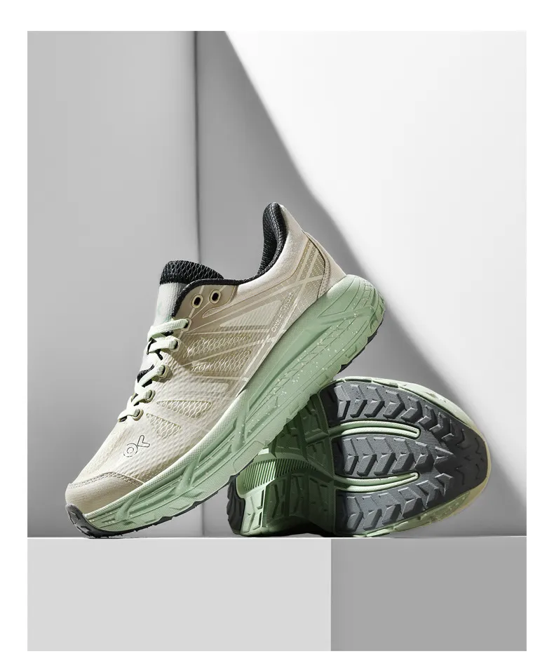 Leichte Atmungsaktive Mesh Walking Schuhe Stoßdämpfend Grün_voghion.com