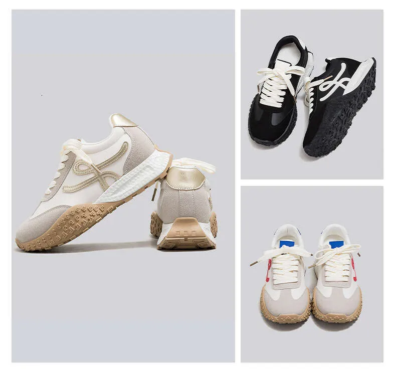 Women's Height Increasing Golf Trainers Chunky Sole Versatile_voghion.com