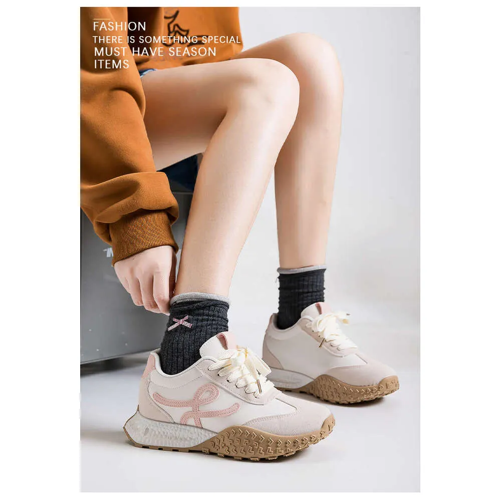 Women's Height Increasing Golf Trainers Chunky Sole Versatile_voghion.com