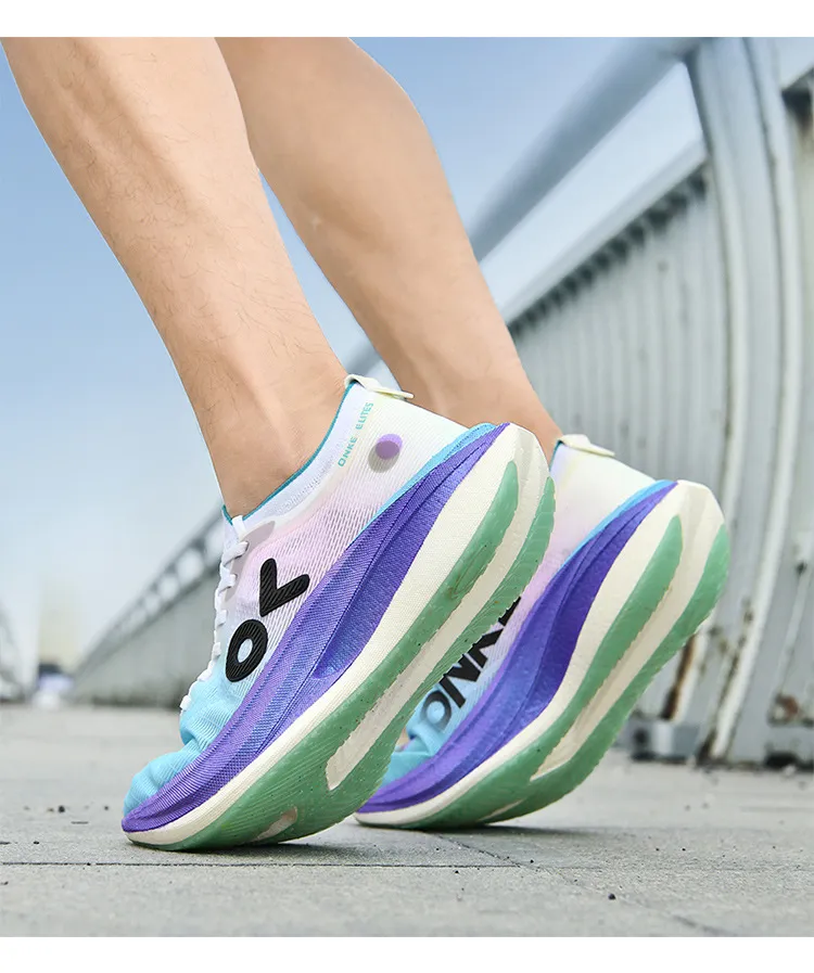 ONKE Free Shipping Designer Lightweight Shock-absorbing Mesh Breathable Running Jogging Shoes Bold Blue_desvips.com