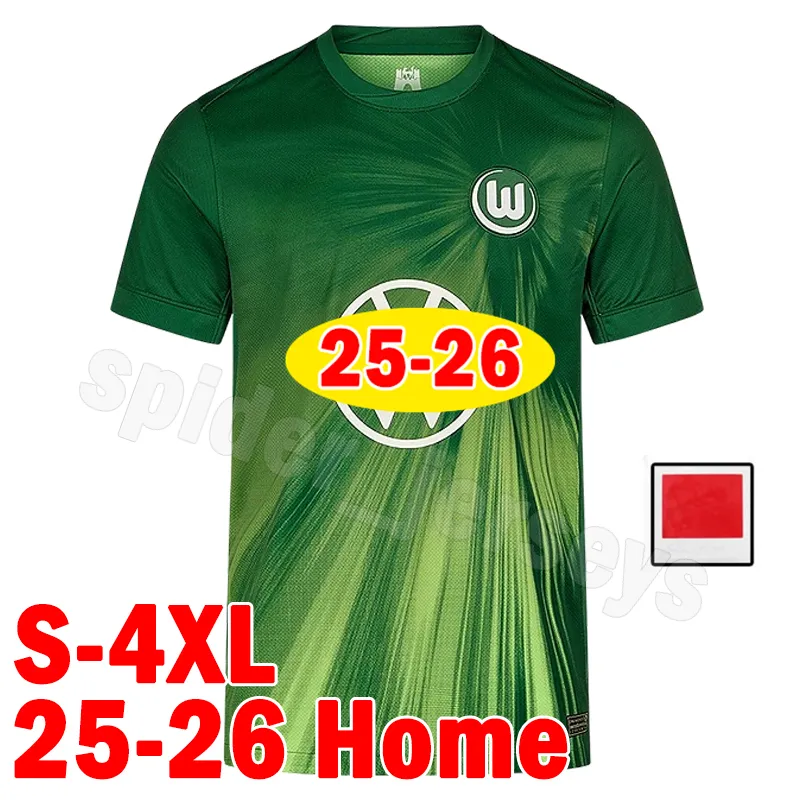 XXXL 4XL 2026 2027 VfL WoLfSbUrG サッカーユニフォーム 80を