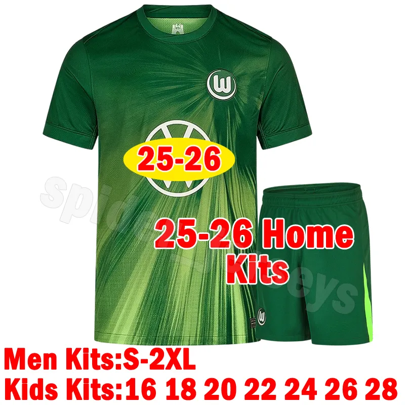 XXXL 4XL 2026 2027 VfL WoLfSbUrG サッカーユニフォーム 80を