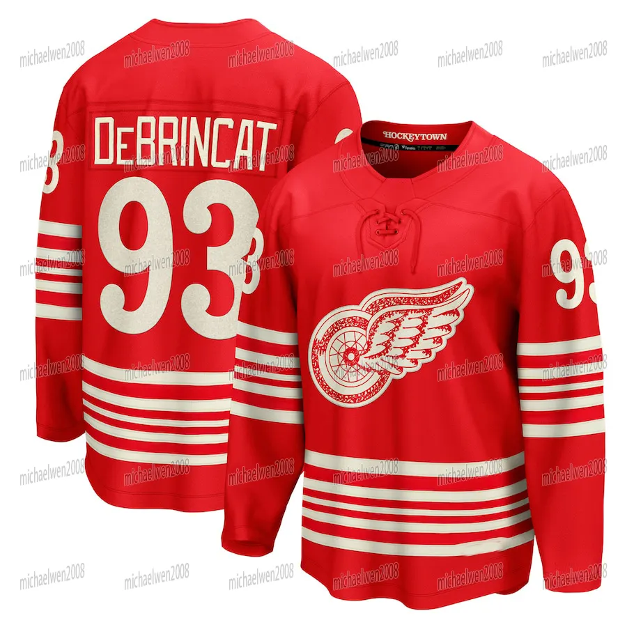 Detroit Red Wings 2025-26 Centennial Jersey: Lucas Raymond