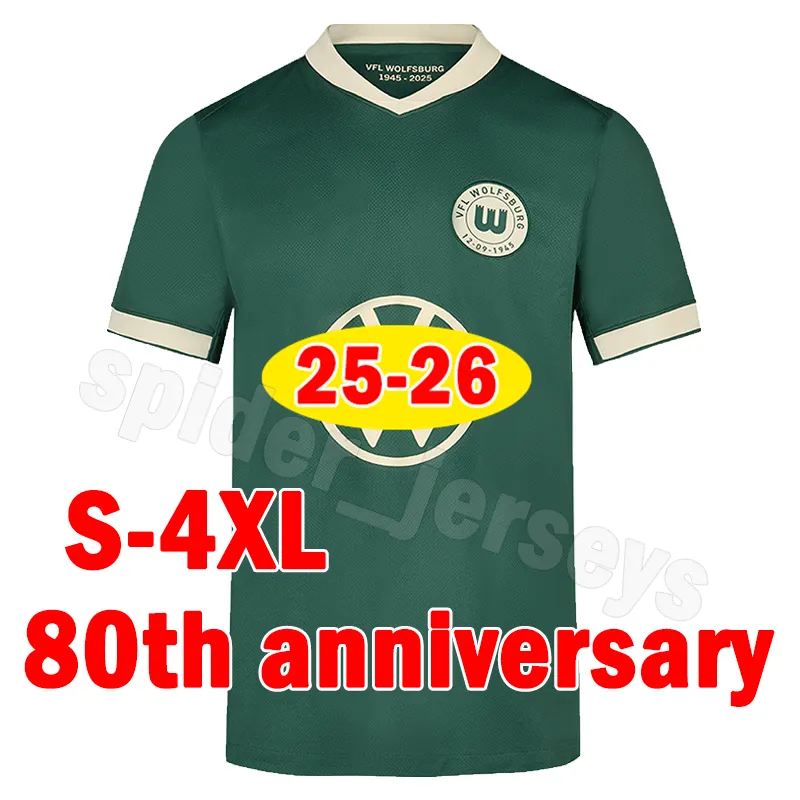 XXXL 4XL 2026 2027 VfL WoLfSbUrG サッカーユニフォーム 80を