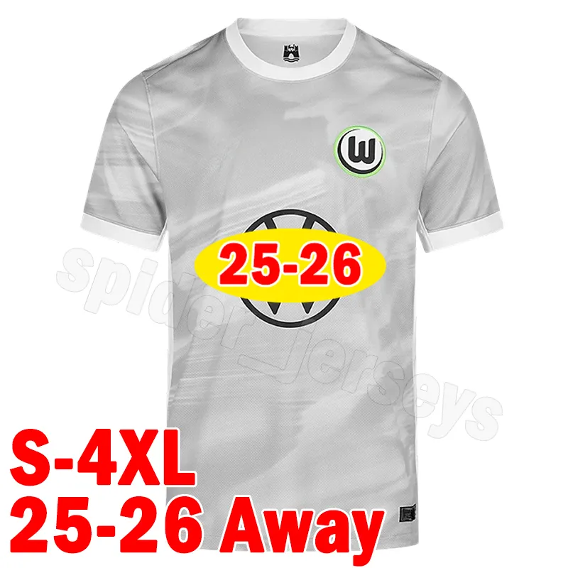 XXXL 4XL 2026 2027 VfL WoLfSbUrG サッカーユニフォーム 80を