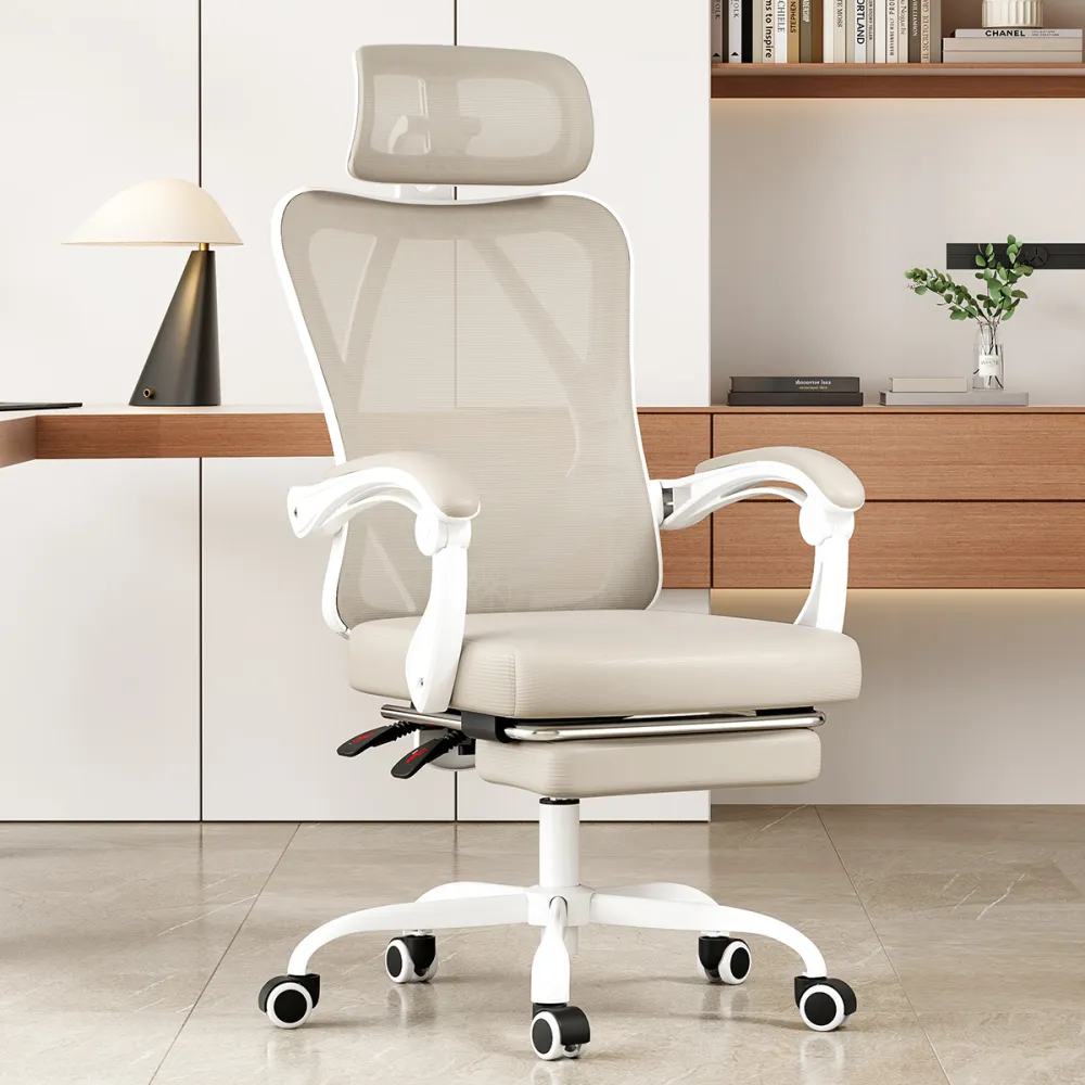 人間工学に基づいたフットレスト付きオフィスチェア ...を￥24,302 