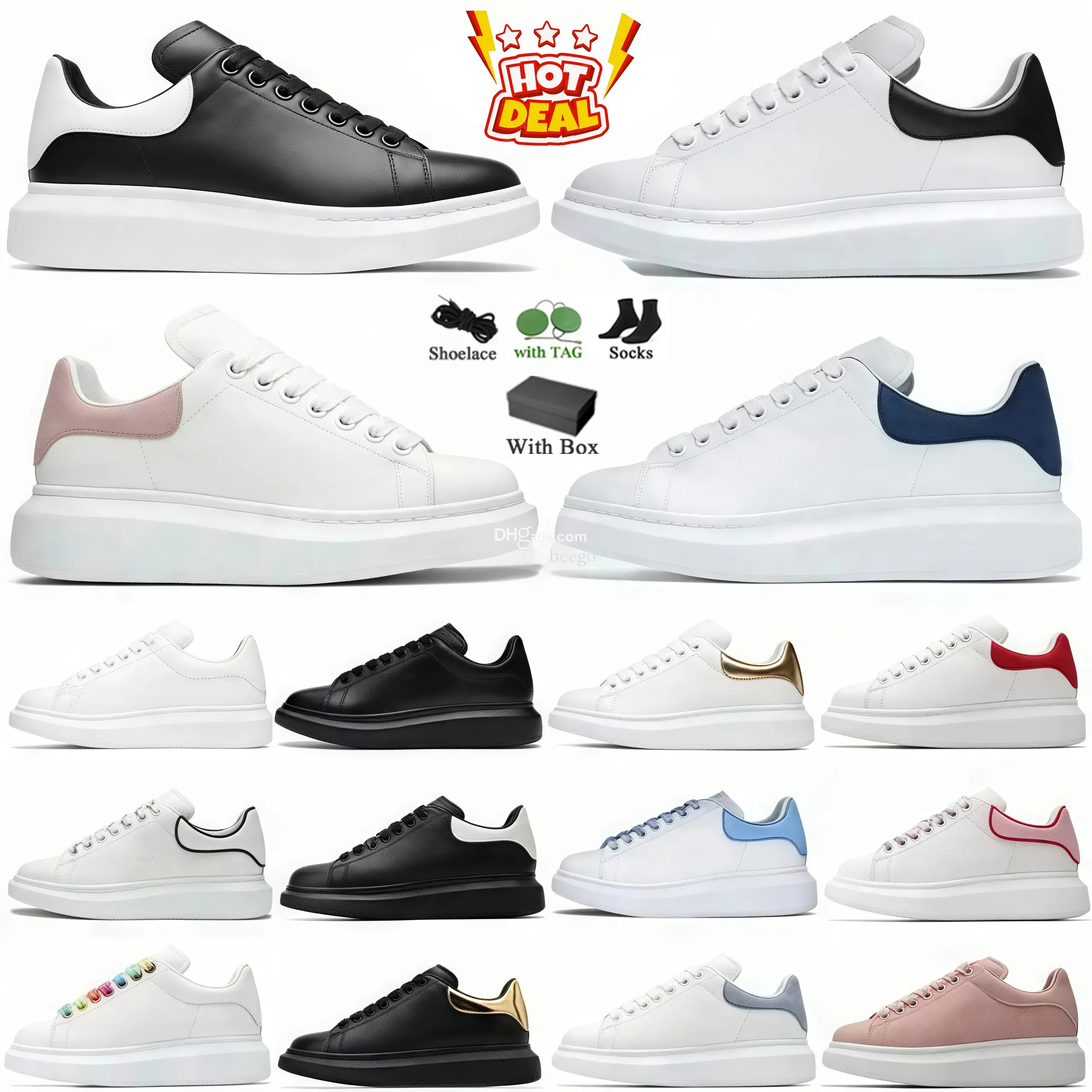 Bulk Designer Unisex Sneakers In White, Black, Granite, And More