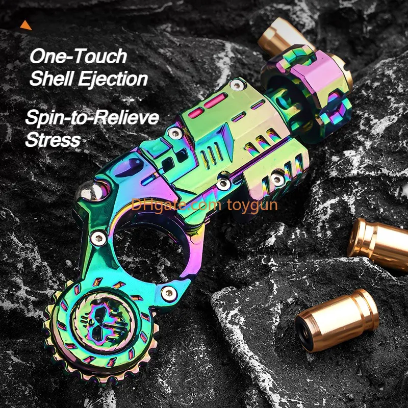Shell-Ejecting Alloy Toy Pistol Set: Stress Relief Fidget Sensory Toy ...