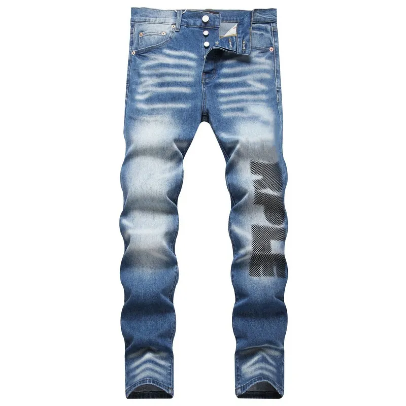 Jeans Jeans Designer Di Lusso Jeans Pantaloni Jeans Pu6013 Buchi Da Filo  Splash Phink Da 30,09 � | DHgate