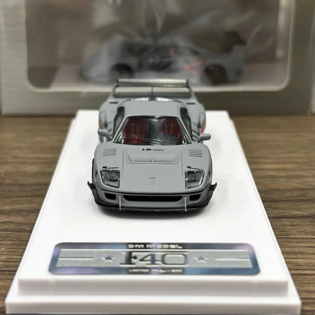 ■1/64【DMモデルLBWK F40 ZERO　FIGHTER　GREY】1台 DM Model 1:64 LB F40 Zero Green – Horizon Diecast