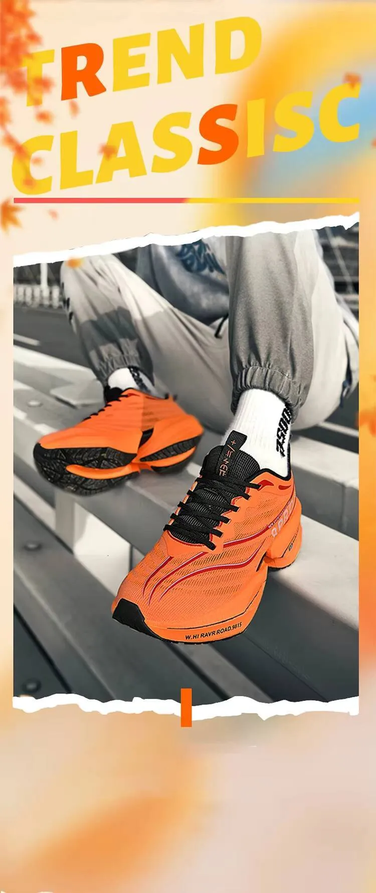 Men's Sneakers Carbon Plate Marathon Racing Cushioning Anti-slip Running Thick-soled Wear-resistant Couple Tennis Shoes_voghion.com