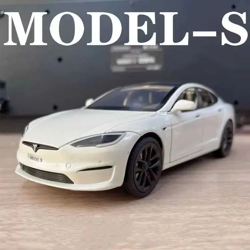 Tesla Model Scale Model 124 Tesla Model S Diecast Metal Car Model Alloy... From Schwartz655 ...