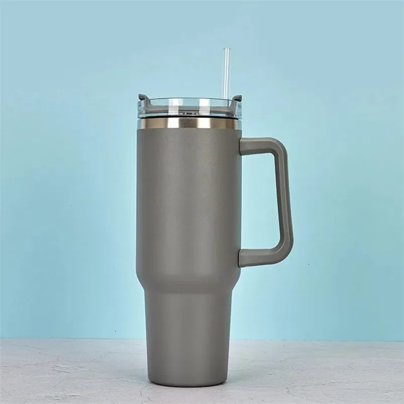 240425bj 40oz Stainless Steel Travel Mug Portable Outdoor Thermos With ...