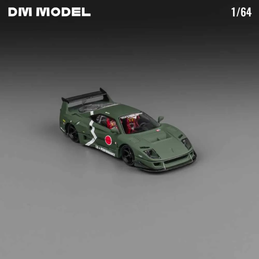 Dm Model 164 Liberty Walk F40 Zero Fighter Green Diecast Model Car ...